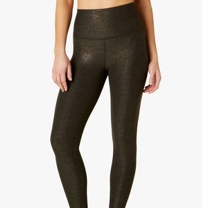 Beyond Yoga black sparkle leggings